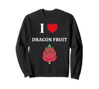 Pitaya Funny Cute Minimalist Simple i Love Dragon Fruit Felpa