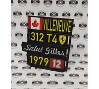 Pitboard 1:43 1:18 1:24 1:12 1:8 Villeneuve Ferrari 312t4 brumm minichamps 1979