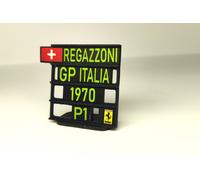 Pitboard 1:43 1:18 1:24 regazzoni win italy 312b2 Ferrari 1970 ixo brumm exoto