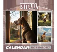Pitbull Calendar 2026-2027: 18 Month Planner To Keep You On Track from Sep 2026 to Dec 2027,Square 8.5 x 8.5 Inches Gift For Organizing & Planning