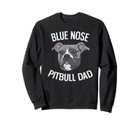 Pitbull Dad American Pitbull Terrier dal naso blu Felpa