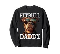 Pitbull Daddy Festa del Papà American Pit Bull Terrier Dad Felpa