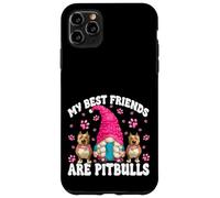Pitbull Dog Gnome Graphic For Rescue Mom Pittbull Sayings Custodia per iPhone 11 Pro Max