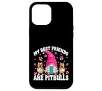Pitbull Dog Gnome Graphic For Rescue Mom Pittbull Sayings Custodia per iPhone 12 Pro Max
