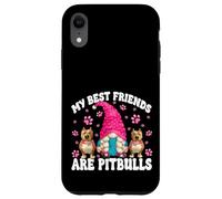 Pitbull Dog Gnome Graphic For Rescue Mom Pittbull Sayings Custodia per iPhone XR