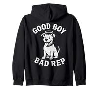 Pitbull Dog Good Boy Bad Rep Pit Bull Lover Felpa con Cappuccio
