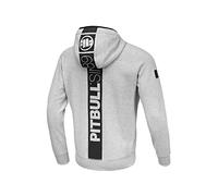 PITBULL - Felpa Uomo con Cappuccio Grigio L West Coast Stafford - Felpe Uomo, Cotone, Felpa Calda, Materiale Elastico E Interno Liscio