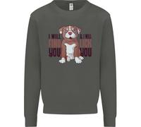 Pitbull i Will Trovare E Leccare Voi Divertente Bambini Felpa Maglione