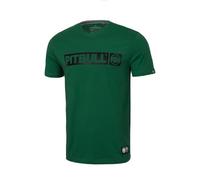 Pitbull - Maglietta Uomo Verde Foglia L Manica Corta Hilltop - T-Shirt Sportiva, Classica vestibilità Regolare