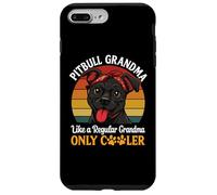 Pitbull Nonna Retro Cool Dog Amante Pet Rescue Proprietario Madre Custodia per iPhone 7 Plus/8 Plus