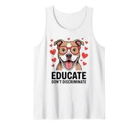 Pitbull Pittie Advocate - Educare non discriminare Canotta