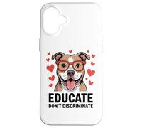 Pitbull Pittie Advocate - Educare non discriminare Custodia per iPhone 16 Plus