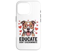 Pitbull Pittie Advocate - Educare non discriminare Custodia per iPhone 16 Pro