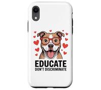 Pitbull Pittie Advocate - Educare non discriminare Custodia per iPhone XR