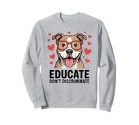 Pitbull Pittie Advocate - Educare non discriminare Felpa