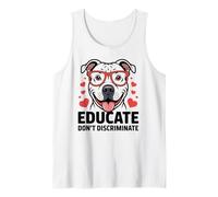 Pitbull Pittie Pit Bull Rescue - Educare a non discriminare Canotta