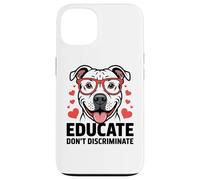 Pitbull Pittie Pit Bull Rescue - Educare a non discriminare Custodia per iPhone 13