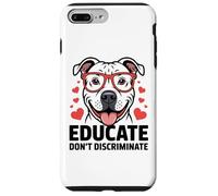 Pitbull Pittie Pit Bull Rescue - Educare a non discriminare Custodia per iPhone 7 Plus/8 Plus