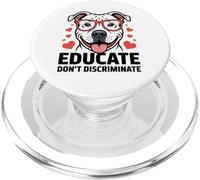 Pitbull Pittie Pit Bull Rescue - Educare a non discriminare PopSockets PopGrip per MagSafe