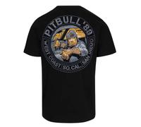 Pitbull Uomo T-Shirt Driving Regular Fit In Nero 100% BW