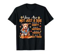 Pitbull You Are Not Just A Dog Thanksgiving Autunno Maglietta