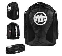 Pitbull Zaino da uomo Pit Bull West Coast, grande zaino sportivo con logo, Nero, universale
