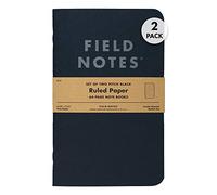 Pitch Black Ruled note Book 2-pack (4 - 3/10,2 cm x 7 - 1/5,1 cm)