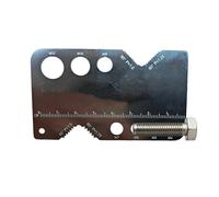 Pitch Gauge, Stainless Steel Measuring Device, Metalworking Plumbing Accessory, Accurate Thread Identification, Easy To Use Function, Workshop Garage Crafts Mechanical Use, Professional Tool, Chrome