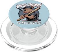 Pitch Please I'm Walking My Dog, divertente gioco da baseball PopSockets PopGrip per MagSafe