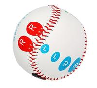Pitch Training Baseball - di posizionamento delle dita codificati a colori, palle da baseball ponderate da 22,9 cm, baseball per mancini e destrorsi, aiuta ad aumentare il passo