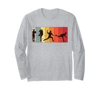 Pitcher da Baseball retrò da Uomo Vintage Pitching Maglia a Manica