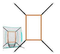 Pitching Target Strike Zone, Strike Zone Target per Pitching Net | Rete da allenamento da baseball per colpire, colpire e catturare, cinghia di fissaggio