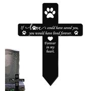 Pites grasse per cani, pannello commemorativo per animali domestici | Gadie-testa per cani di di acrilico,Ornamenti per prato in lapide per animali domestici, pannello c, Se référer au