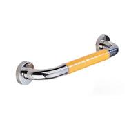 Pithsdp Maniglione con Anelli Luminosi,Maniglia per Doccia con Impugnatura Zigrinata Antiscivolo,Accessori da Bagno per Doccia,per Bambini Anziani Portatori di Handicap(Size:40cm,Color:Giallo)