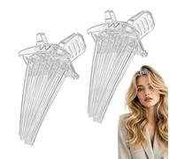 Pitigihe 2 Clip per Volume dei Capelli per Volume Immediato alla Radice, Clip per Capelli a 13 Pins, Pettini per Volume Portatili per più Corpo sulla Sommità, Strumento di Styling Facile da Usare,