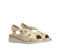 PITILLOS 11041 SANDALO IN PELLE CLASSIC DONNA, oro, 41 EU