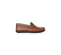 PITILLOS - 4850 Marrone - Scarpa mocassino in pelle, senza lacci, Suola in gomma, per: Uomo, marrone, 45 EU