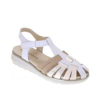 PITILLOS - Sandalo con zeppa con pianta imbottita 142301 Pelle, freddo, 38 EU