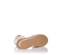 PITILLOS Sandalo zeppa - Pelle, bianco, 40 EU