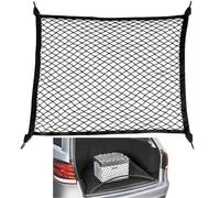 Pitlane Performance® Rete bagagliaio 80 x 60 cm, extra elastica; rete universale per bagagli per auto, SUV, station wagon, minivan, camper o carretto