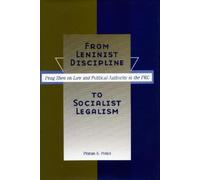 Pitman B. Potte From Leninist Discipline to Socialist Legalis (Copertina rigida)