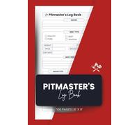 Pitmaster's Log Book: Smoke, Grill and Master Meat with a Guided Log to Track Cuts, Wood, Rubs and Ratings