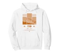 Pitone Palla Moderno Rettile Custode Streetwear Felpa con Cappuccio