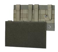 Pitozer Pannello Molle Hook&Loop, piattaforma di montaggio per custodia con supporto a gancio, attacco tattico Molle per patch morale e accessori per zaini (25,4 x 15,2 cm, 1 pezzo)
