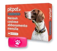 PitPat Localizzatore GPS per Cani - Non Necessita di Abbonamento - Adatto a Ogni Tipo di Cane e di Collare - Localizzazione Satellitare a Raggio Illimitato - Impermeabile al 100% (Rosa)