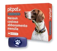 PitPat Localizzatore GPS per cani, non richiede abbonamento, adatto a tutti i cani e si adatta a tutti i collari, smart activity tracker, tracciamento satellitare con portata illimitata (Blu)