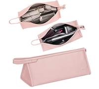 Pitrumo Borsa da viaggio portatile da trasporto compatibile con asciugacapelli Dyson Supersonic, styler Dyson Airwrap, piastra per capelli Dyson Corrale, sistema di asciugatura e styling Shark (Rosa)