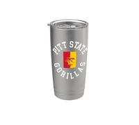 Pitt State Gorillas Classic Collegiate Circle Graphic Bicchiere termico in acciaio inox doppia parete