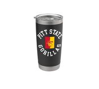 Pitt State Gorillas Classic Collegiate Circle Graphic Bicchiere termico in acciaio inox doppia parete