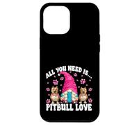Pittie Mom Gnome Graphic All You Need Is Pitbull Love Custodia per iPhone 12 Pro Max